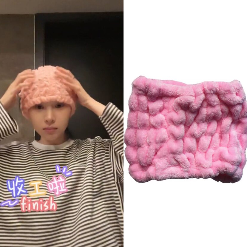 Ruffian with the same style super wide side hair band dry hair band head hoop wash face hair hoop absorbent turban non-slip confinement turban