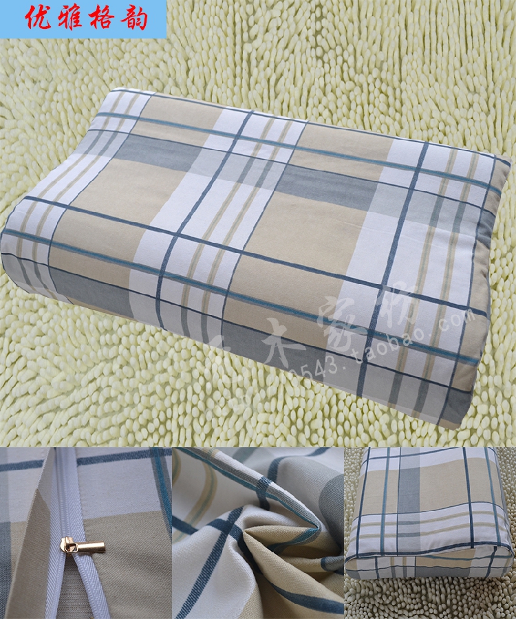Chất liệu cotton dày phục hồi chậm Thái mủ cotton nhớ gối gối trẻ em gối 50 * 30 tùy chỉnh - Gối trường hợp gối chống trào ngược babieskey