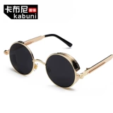 Светоотражающие солнцезащитные очки подходит для мужчин и женщин, в стиле панк, европейский стиль