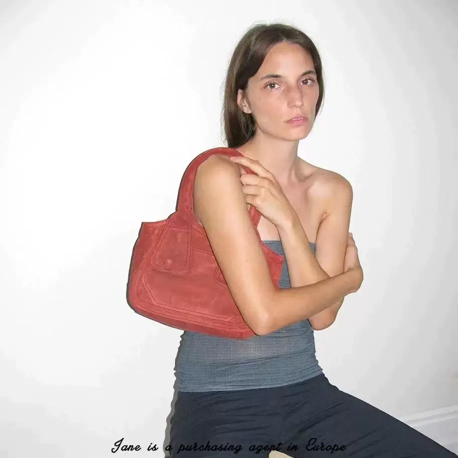 Национально доступная испанская прямая почта PALOMA WOOL 23 новая маленькая однотонная сумка из кожи с карманом на плечо