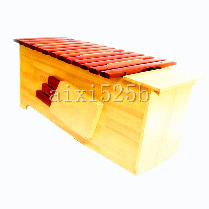 Special offer Orff musical instrument professional early education teaching aids 13-tone piano box type 13-tone bass mahogany playing piano