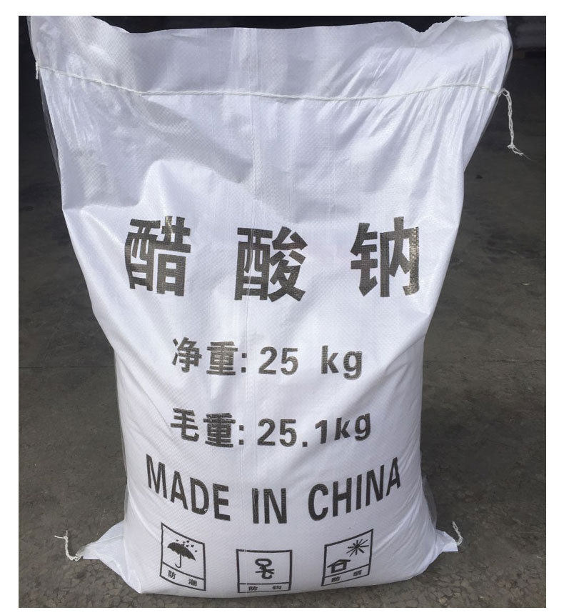 Sodium Acetate Industrial Grade Trihydrate Sodium Acetate Sodium Acetate 25KG Bag