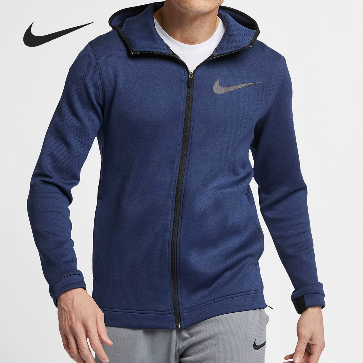 Nike / Nike Chính hãng 2020 New THERMA FLEX Nam Áo khoác có mũ trùm đầu 925605 - Áo khoác thể thao / áo khoác