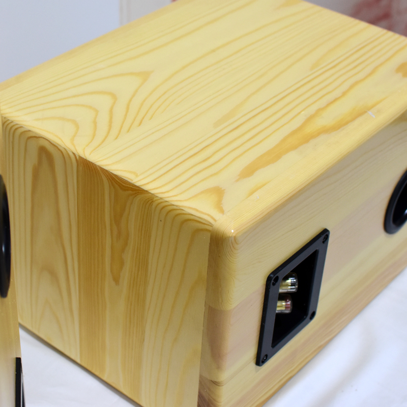 Original solid wood 6 5 inches 8 inches car-mounted full-frequency coaxial horn subwoofer speaker loudspeaker empty box shell