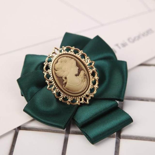 brooch fabric ງ່າຍດາຍ bow corsage ຄົນອັບເດດ: ແມ່ຍິງຄົນອັບເດດ: ໃຫມ່ສີຂຽວຄວາມງາມ avatar ຂະຫນາດນ້ອຍ brooch