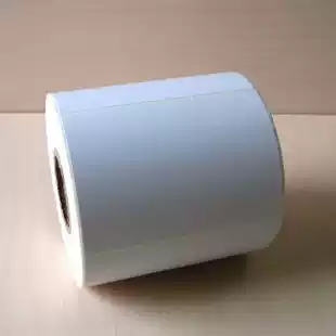 Coated paper 100 * 75mm * 1000 sheets of self-adhesive barcode sticker label photocopy paper label machine label paper