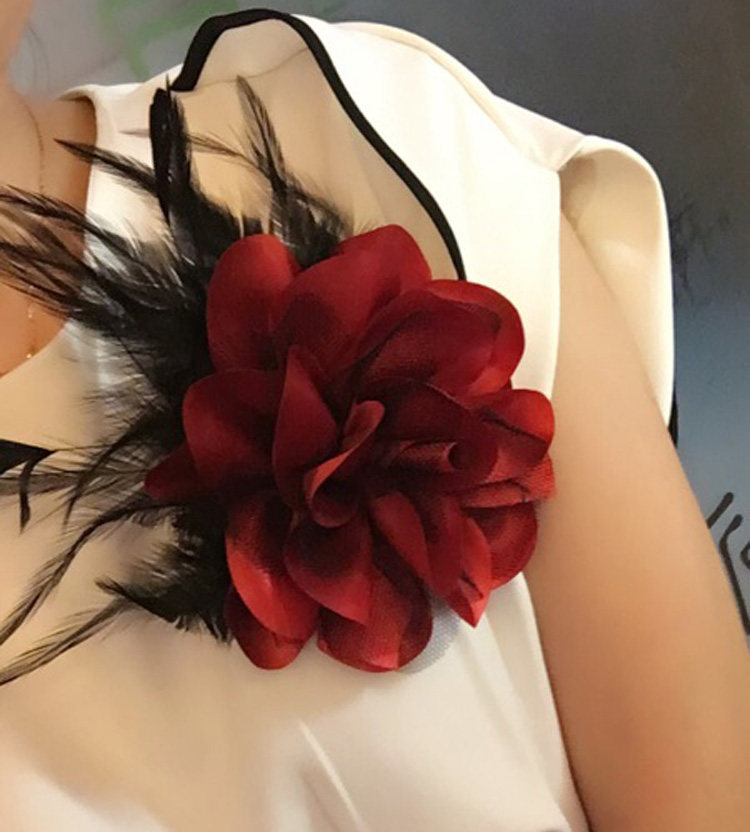 Broche femme en plume - Ref 1174756 Image 18