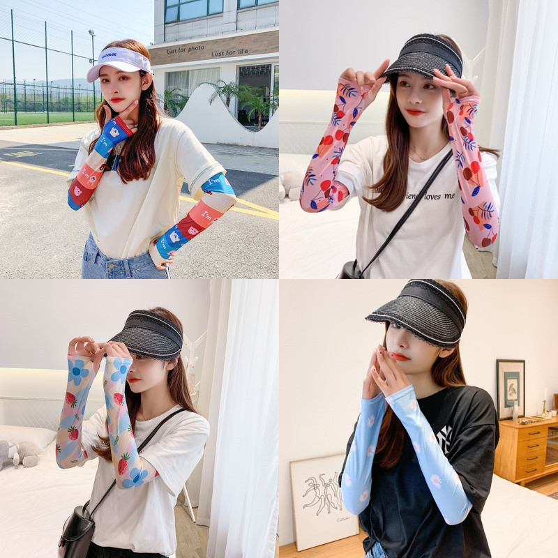 Ice sleeve female sunscreen sleeve driving arm ride sleeve outdoor UV arm sleeve