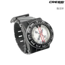 Cressi wear-resistant diving compass with wrist strap and BCD clip scuba diving instrument