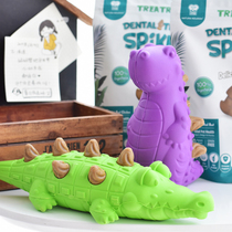 Narish Dinosaur Crocodile Dog Food Toy Puppy Molars Resistant Bite Cleaner Dog Snacks Big Dog Educational Toy