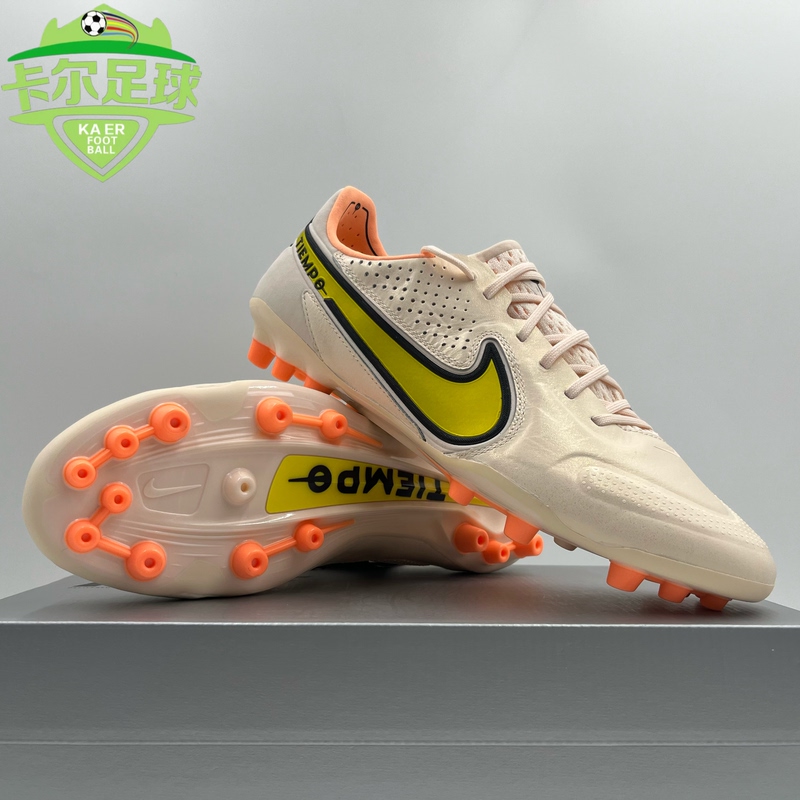 Genuine Carl Brand Japanese-Made Nike Tiempo Elite Legend 9Ag Top-Tier Turf Short-Stud Soccer Shoes Db0824