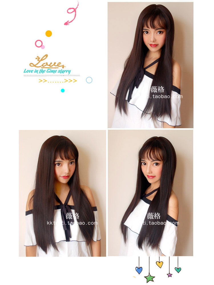 Perruque Long cheveux raides - Ref 2608120 Image 25