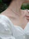Give Back to Fans! Natural Millet Pearl Necklace for Women, Choker Clavicle Chain, 14K Gold-Plated, Simple Neck Chain
