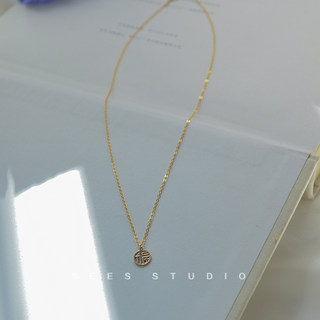 <Xifu>Design-Inspired Small Fortune Pendant Collarbone Necklace for Women, Light Luxury, Gentle and Minimalist Style, 2021 New Model, Neck Chain
