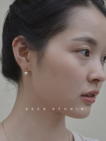 Breathtakingly beautiful natural pearl earrings, elegant earrings, 14k gold-filled earrings, can be worn in the shower