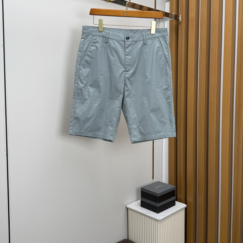 Beverly Polo Summer Men's Cotton Comfortable and Stylish Letter Embroidery Casual Shorts Five-Point Pants