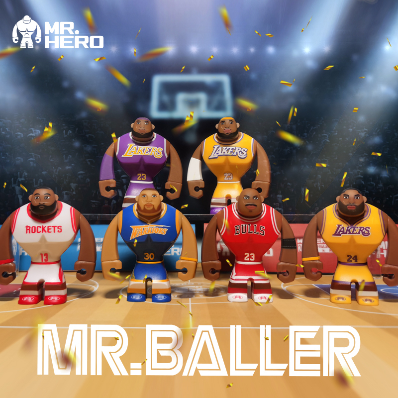 Mr.Hero Original Design Hand-Made Office Figurine Model Pendant Decoration Keychain James Kobe Jordan Mr.Hero Original Design Hand-Made Office Figurine Model Pendant Decoration Keychain James Kobe Jordan