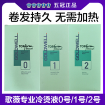 German Gewei Professional Perm Water No. 0 No. 1 No. 2 Two Choices Cold Perm Essence Electric Hair Curls