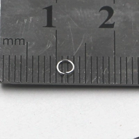 Платиновое открывающее кольцо диаметром 0,4 мм диаметром 3 мм