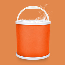 Multi-purpose thickened large-capacity car folding bucket of retractable cylinder Travel containing outdoor fishing car wash bucket