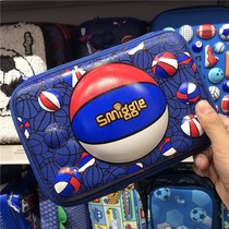Micro-blemish Australia smiggle pen box Personality multi-function cartoon student pen bag Three-dimensional mute zipper stationery box