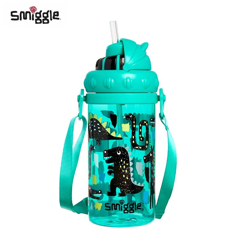 Children's straw with glass for students, handheld teapot, tea cup