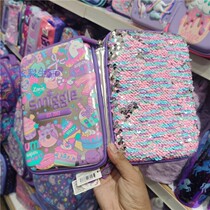 Hong Kong Smiggle stationery box Australian pen box beads DIY limited edition pen bag Childrens stationery storage box