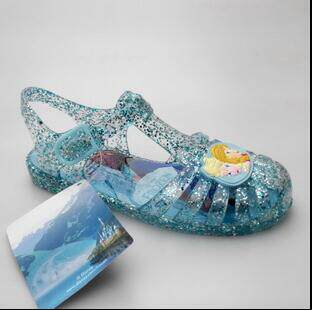Frozen summer new Girls sandals Children crystal sandals princess shoes baby