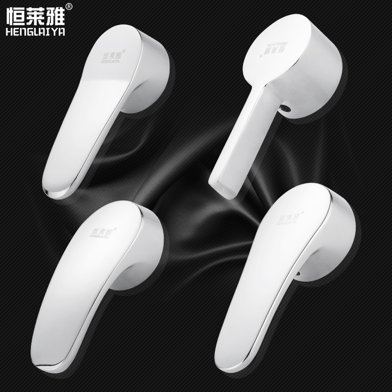 Thickened Face Basin Kitchen Handlebar Switch Shower Cylinder Hot and cold water tap water valve handle zinc alloys Repair accessories