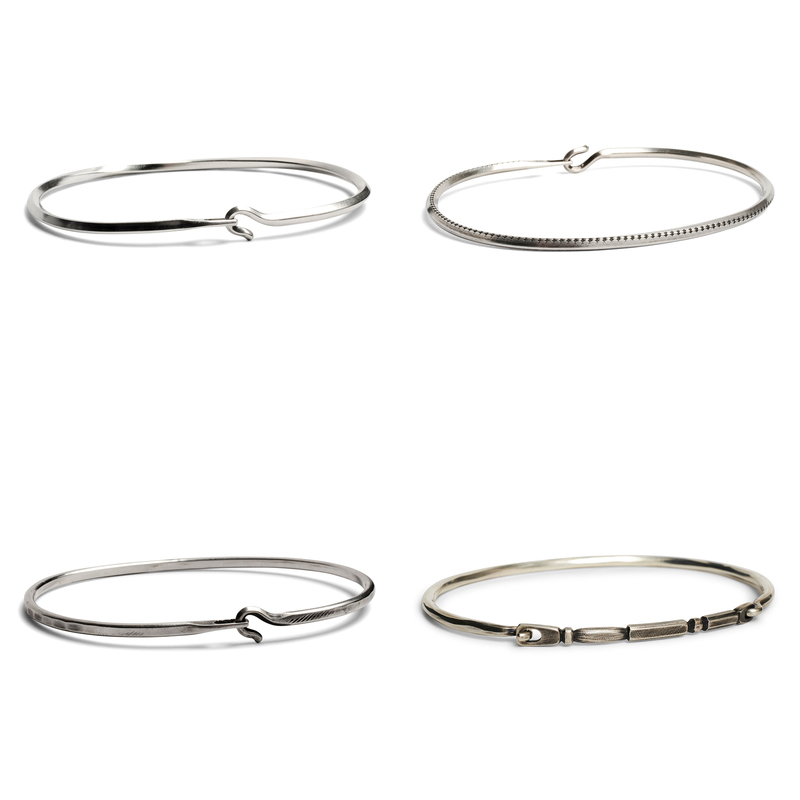 Werkstatt Munchen 925 Silver M2399 M2672 Side Hook Bracelet Series Collection Germany