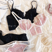 Face-style sexy velvet lace Machia bra suit without steel ring plastic body underwear poly rabbit ear upper tobra