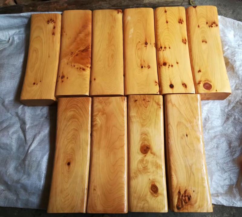 Wood pillow cervical spine pillow cliff cypress solid wood hard pillow repair cervical spine square pillow adult special health care neck protection pillow gift