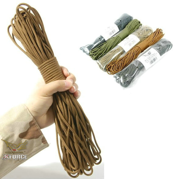 FLYYE Shono Military Rules Paraglider Rope 30 Yards Strapping Life Saving Weaving Multipurpose Rope 4mm*27m Weaving Core