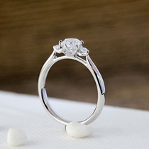 SOAII First Love Diamond-Set extremely simple style-Sansheng III series-Co-diamond ring customization