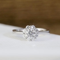 Chengdu First Love Diamond-Set Very Light Luxury Style-Dream Series-Blossom III Diamond Ring Customization