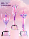Colorful Resin Trophy, High-End Creative Medal, Crystal Trophy, Company Team Building Annual Meeting, Employee Competition Awards, Singing