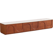 Lins Home French Retro Solid Wood Coffee Table TV Cabinet Storage Storage Cabinet Integrated Living Room Home Lins Wood Industry