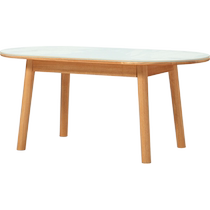 Lins home living room home solid wood rock plate table tea table small family type log wind small table bed supérieur table Lins wood industry