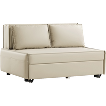 Lins Home Furnishing Living Room Study Folding Sofa Bed Dual-Purpose 2024 New Retractable Bed Lins Wood Industry TBS331