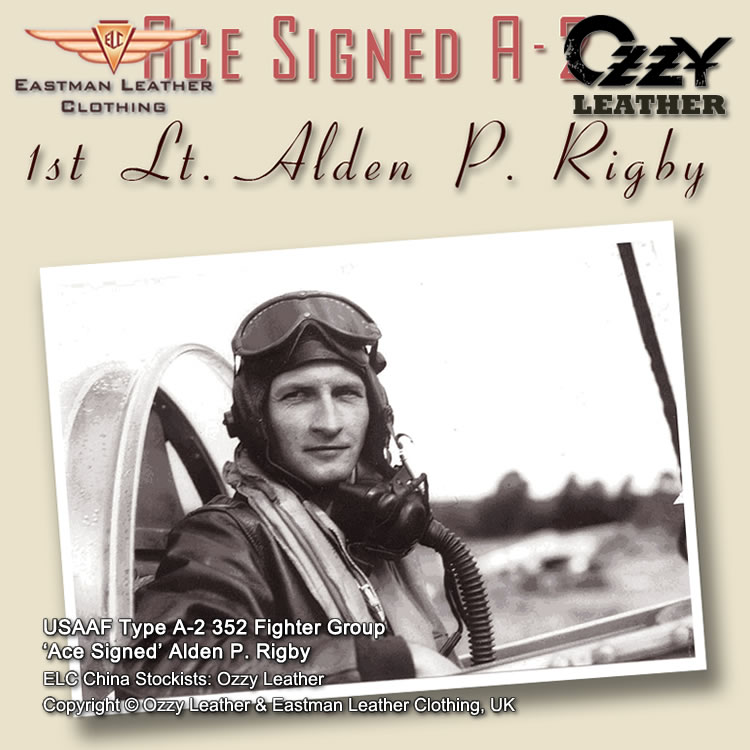 EASTMAN China agent ★ trump pilot signature limited RIGBY 352FG flight jacket