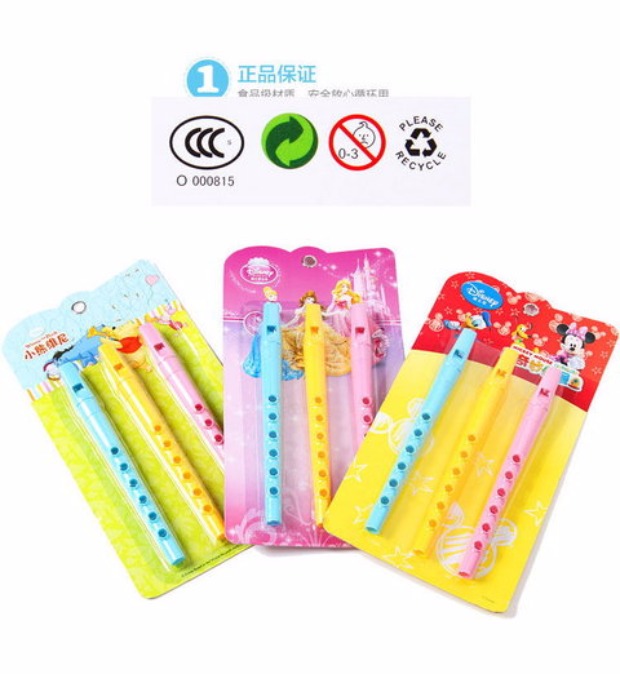 Disney trẻ em kèn nhỏ đồ chơi chơi nhạc cụ bé thổi nhạc đồ chơi kèn 3-6 tuổi bộ đồ chơi