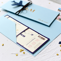 Passport Air Ticket Invitation Customized Wedding Invitation Engagement Invitation Ins Creative Wedding Invitation Wedding Business Ticket