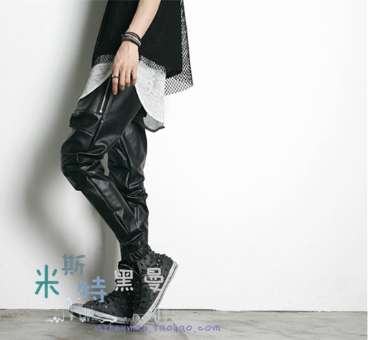 Pantalon cuir homme - Ref 1494314 Image 5