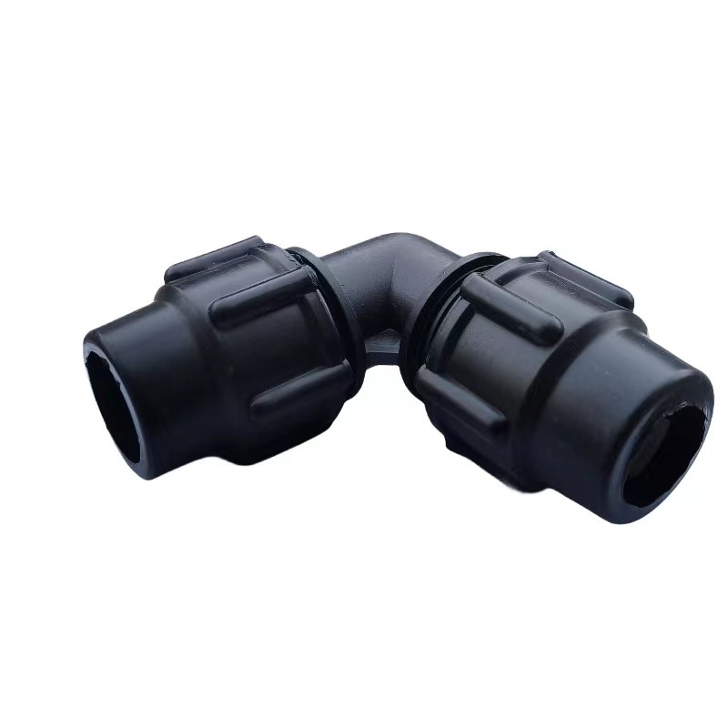 PE pipe fitting quick joint quick joint PE quick joint elbow repair section 20 25 32L40 L50 L63 75 9-Taobao