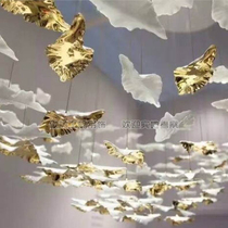 Custom Personality Sales Floor Sand Tray Area Art Hanging Accessories Soft-mounted Hotel Clubhouse Ceiling Decoration Glazed Pendant