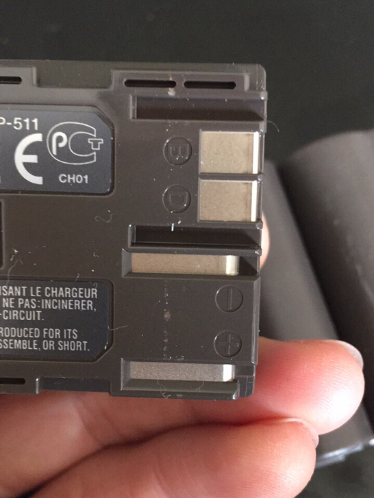Original Canon BP-511 Pin máy ảnh 50D 40D 300D 30D 20D 10D G5 G6 Pin - Phụ kiện máy ảnh kỹ thuật số balo máy ảnh vintage