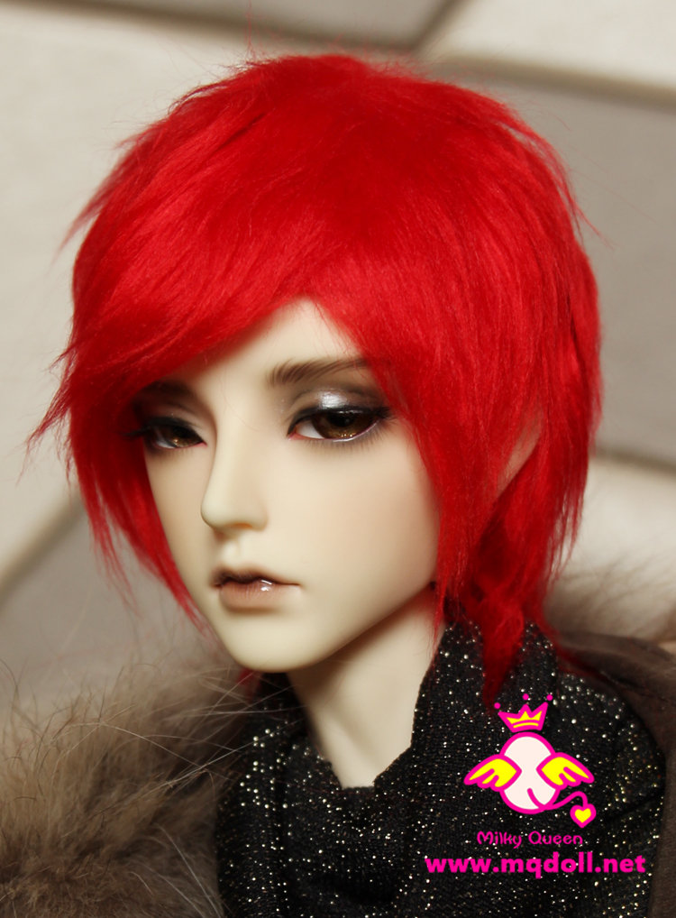 Fur wig for 1//3 1//4 BJD dollfie pink SD MSD DD Lati Luts AI Soom FL DL