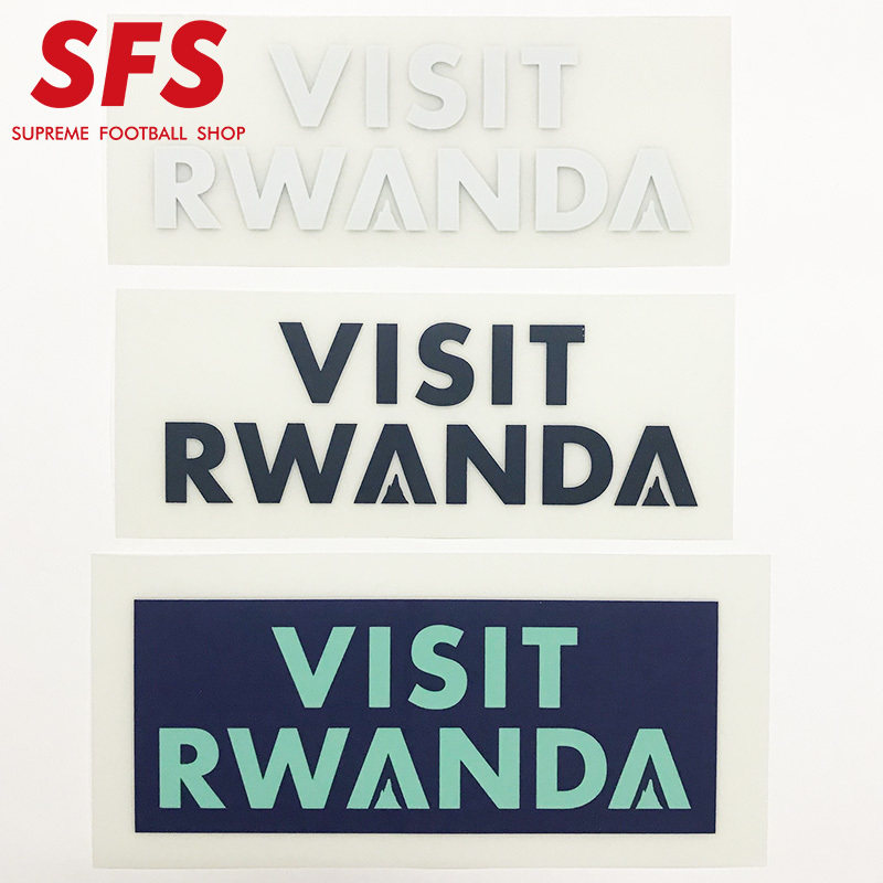 SFS 1819 Arsenal left arm sponsor badge ad visit Rwanda
