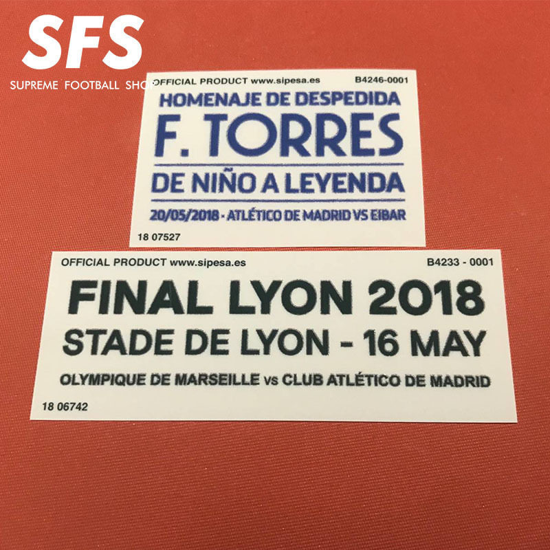 SFS 2018 European Super Cup 1718 Europa final Atletico Madrid vs Torres memorial word