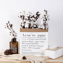  Cotton dried flower bouquet Natural branch immortal flower real flower ins style home decoration decoration photo photography props